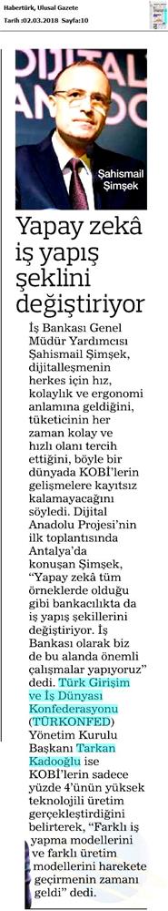 Dijital Anadolu Toplantısı Medya Yansimalari 1 Mart 2018 Antalya - 23