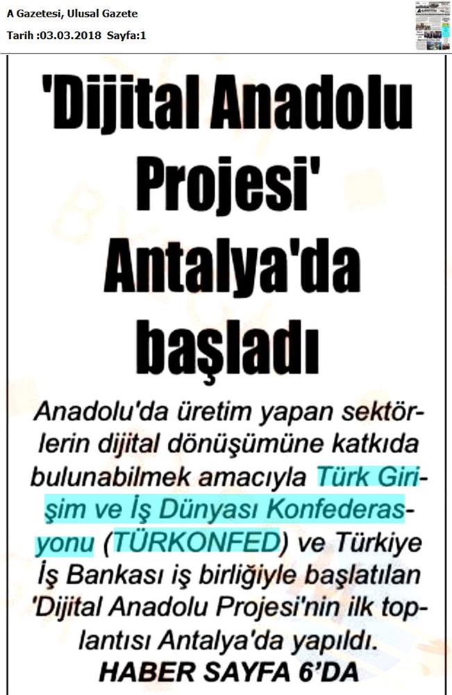 Dijital Anadolu Toplantısı Medya Yansimalari 1 Mart 2018 Antalya - 35