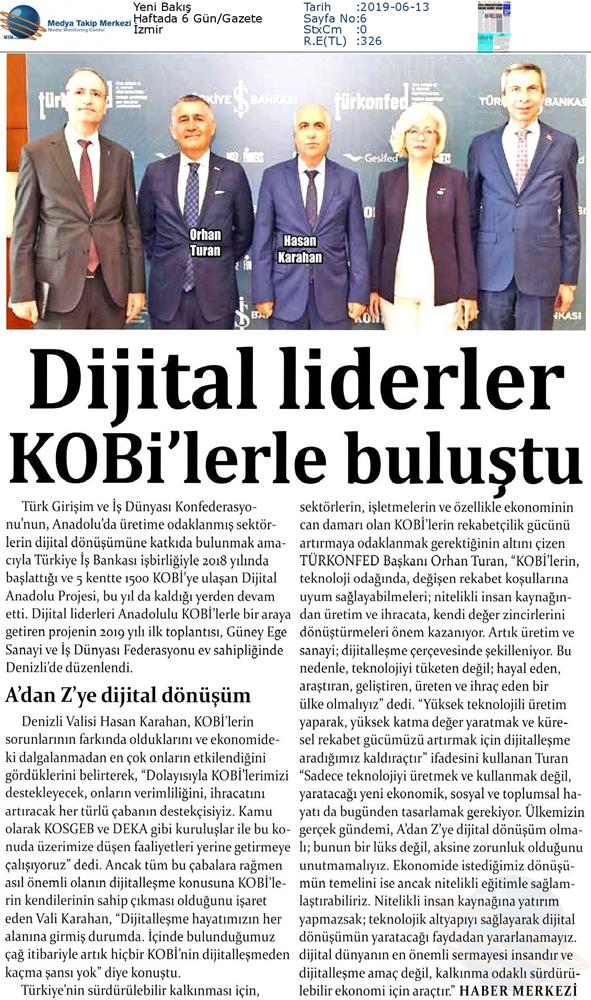 Dijital Anadolu Toplantısı Medya Yansimalari 11 Haziran 2019 Denizli - 14
