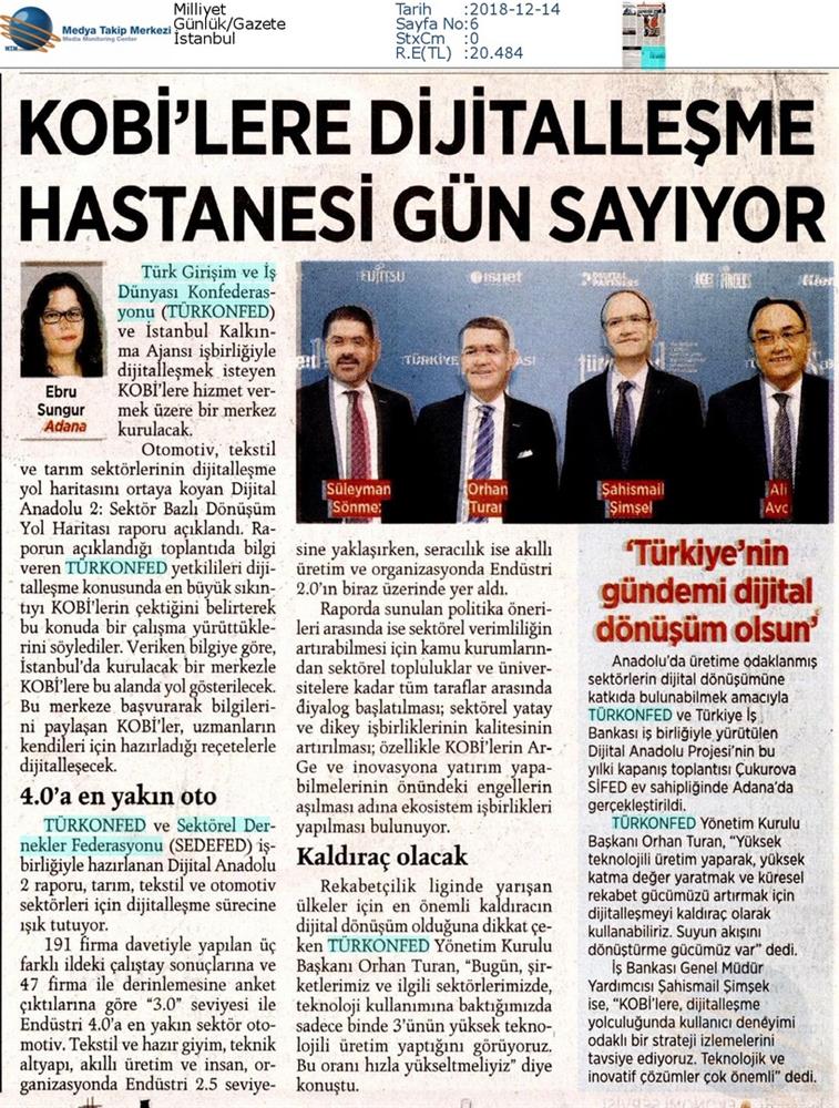 Dijital Anadolu Toplantısı Medya Yansimalari 13 Aralik 2018 Adana - 17