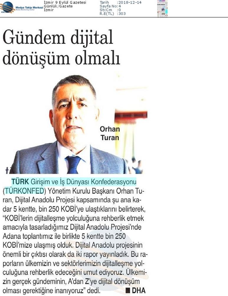 Dijital Anadolu Toplantısı Medya Yansimalari 13 Aralik 2018 Adana - 20