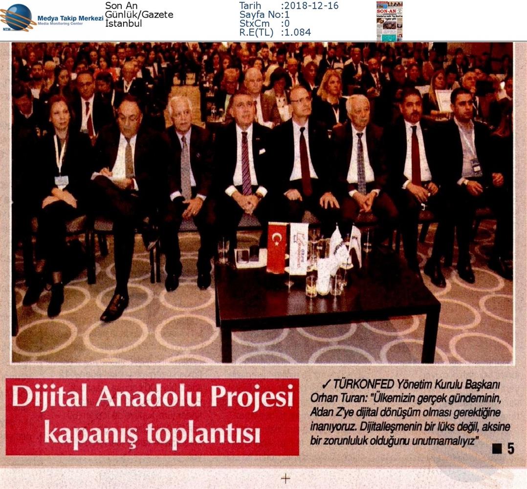 Dijital Anadolu Toplantısı Medya Yansimalari 13 Aralik 2018 Adana - 27