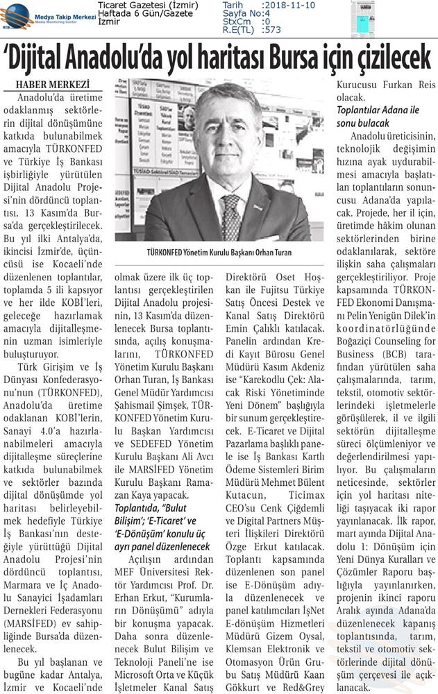 Dijital Anadolu Toplantısı Medya Yansimalari 13 Kasim Bursa - 4