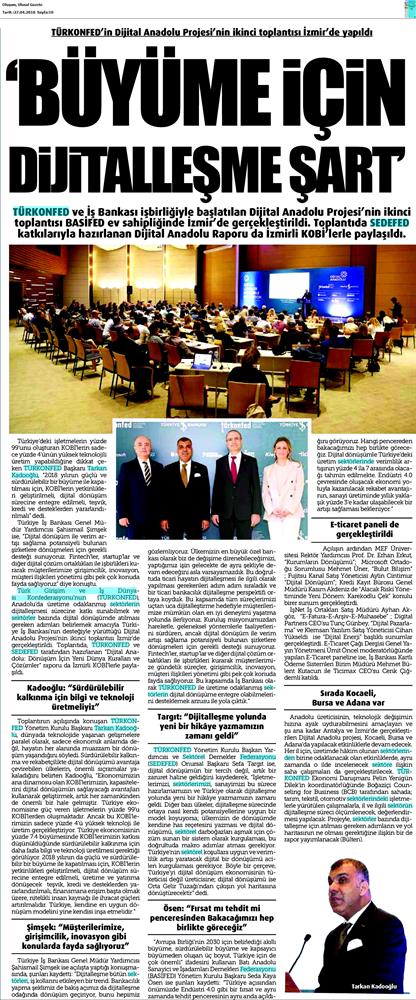 Dijital Anadolu Toplantısı Medya Yansimalari 25 Nisan 2018 Izmir - 9