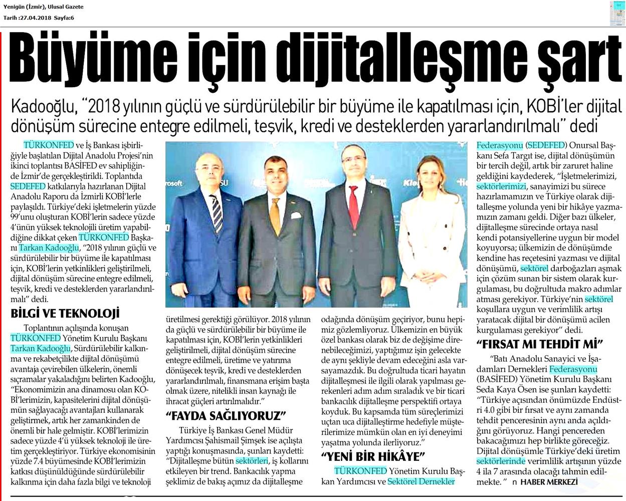 Dijital Anadolu Toplantısı Medya Yansimalari 25 Nisan 2018 Izmir - 19