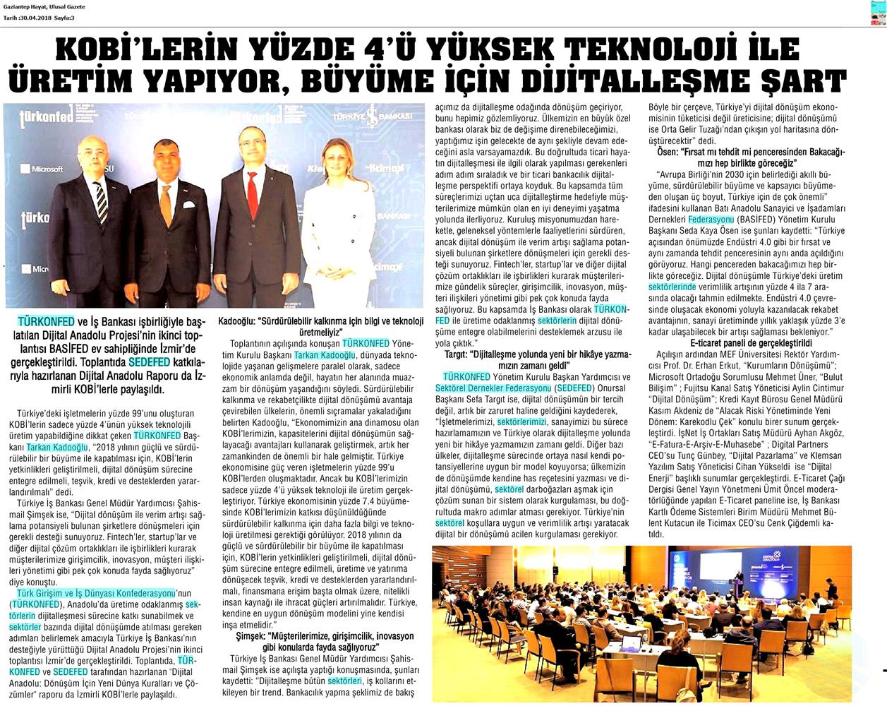 Dijital Anadolu Toplantısı Medya Yansimalari 25 Nisan 2018 Izmir - 34