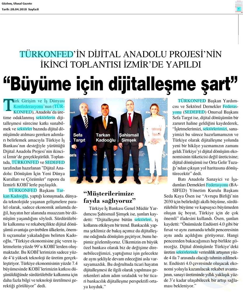 Dijital Anadolu Toplantısı Medya Yansimalari 25 Nisan 2018 Izmir - 35