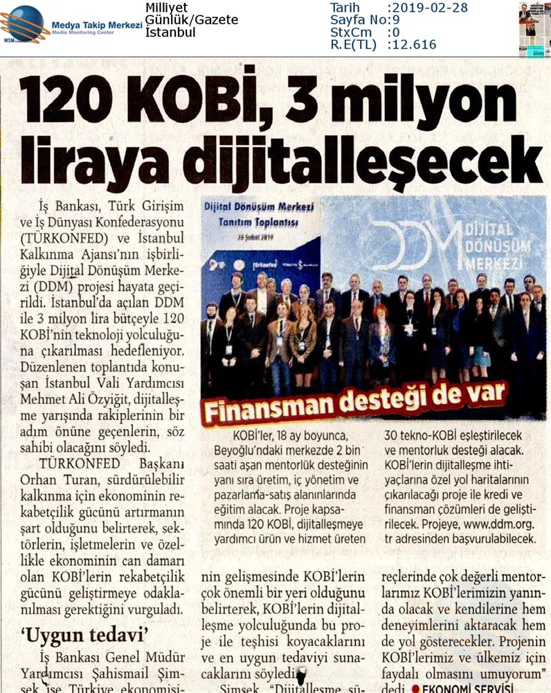 Dijital Dönüşüm Merkezi Tanitim Toplantısı Medya Yansimalari 26 Subat 2019 Istanbul - 2