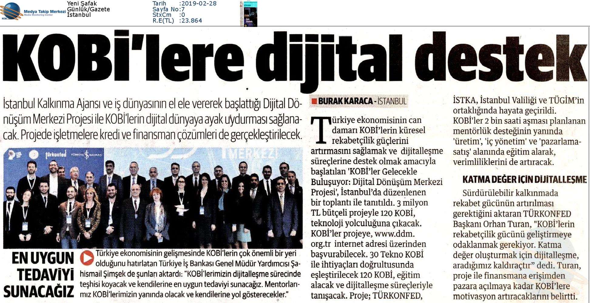 Dijital Dönüşüm Merkezi Tanitim Toplantısı Medya Yansimalari 26 Subat 2019 Istanbul - 9