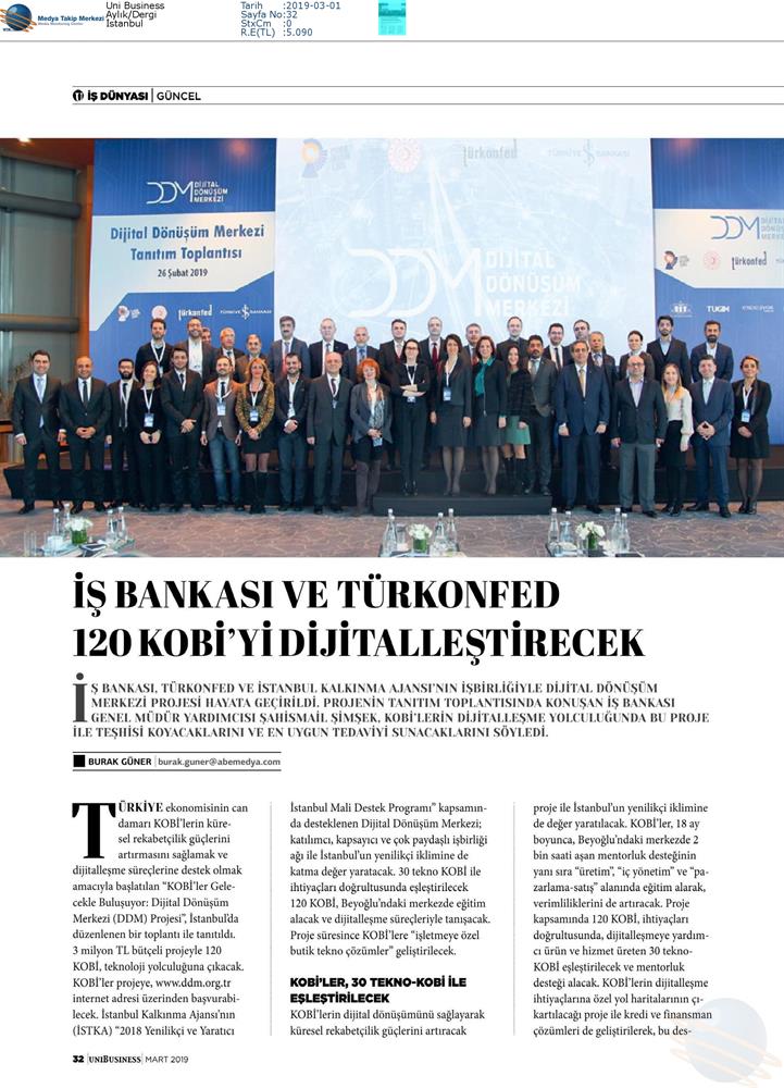 Dijital Dönüşüm Merkezi Tanitim Toplantısı Medya Yansimalari 26 Subat 2019 Istanbul - 20
