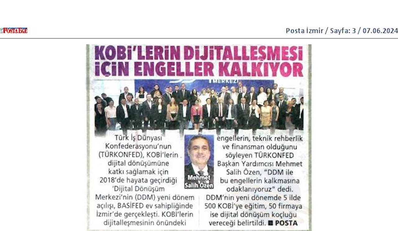 Dijital Dönüşüm Merkezi Yeni Donem Lansmani 05 Haziran 2024 Izmir - 17
