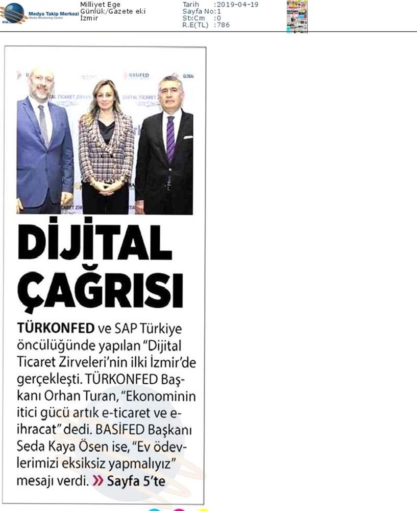 Dijital Ticaret Zirvesi Medya Yansimalari 16 Nisan 2019 Izmir - 15