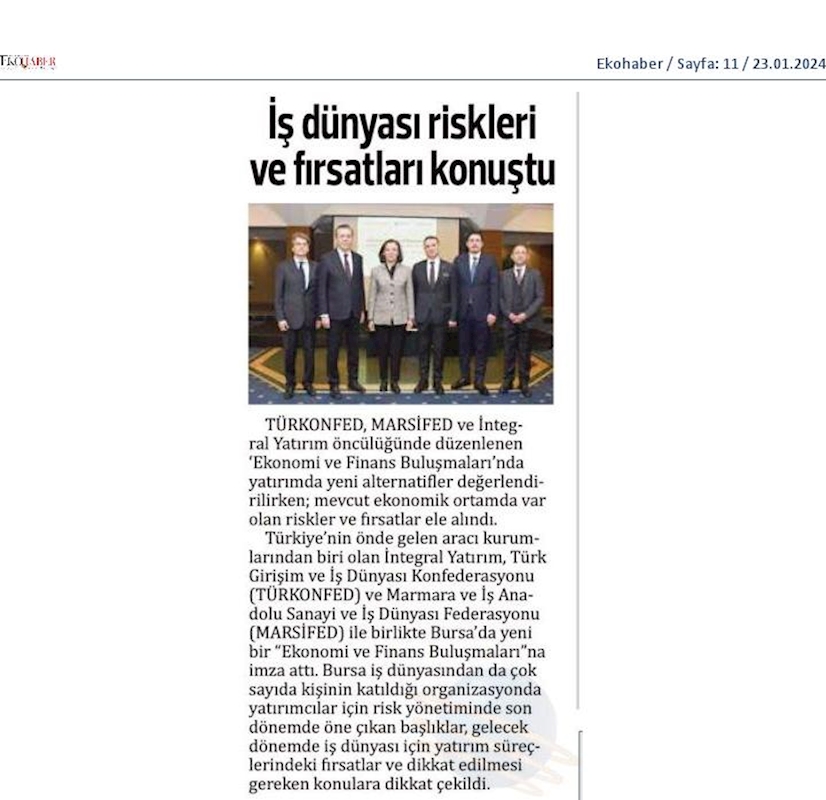 Ekonomi Ve Finans Buluşmalari 16 Ocak 2024 Bursa - 6
