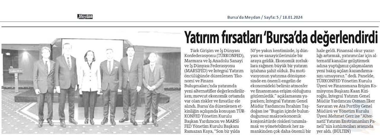 Ekonomi Ve Finans Buluşmalari 16 Ocak 2024 Bursa - 7