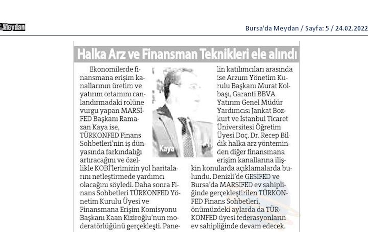 Finans Sohbetleri 21 Subat 2022 Bursa - 9