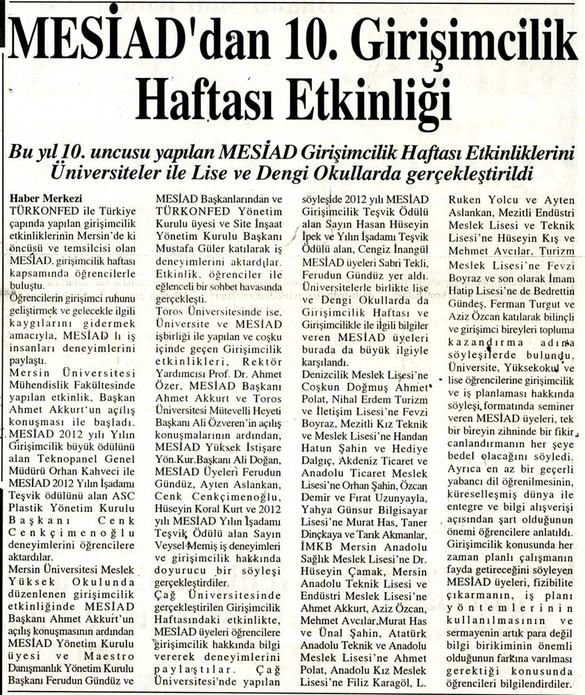 Girişimcilik Etkinlikleri - 3