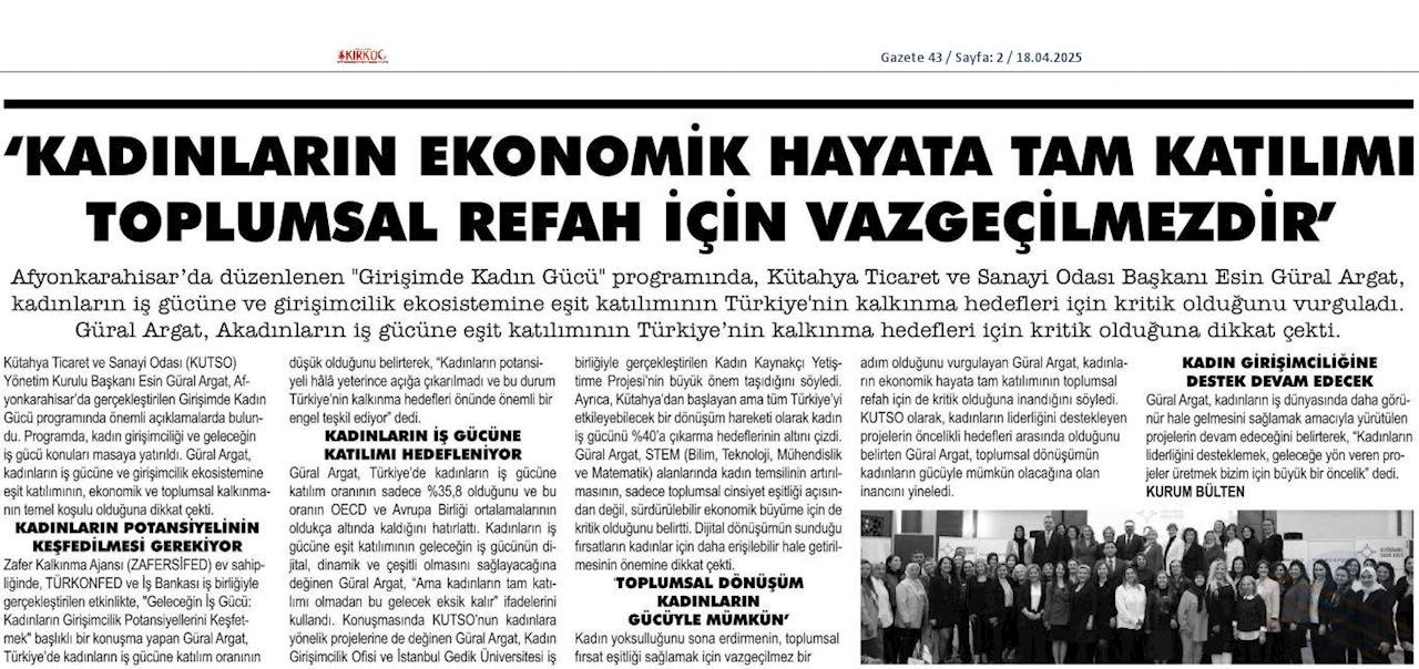 Girişimde Kadin Gucu 10 Nisan 2025 Afyonkarahisar - 7