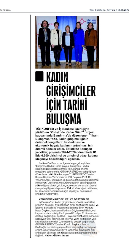 Girişimde Kadin Gucu 16 Ocak 2025 Bandirma - 1