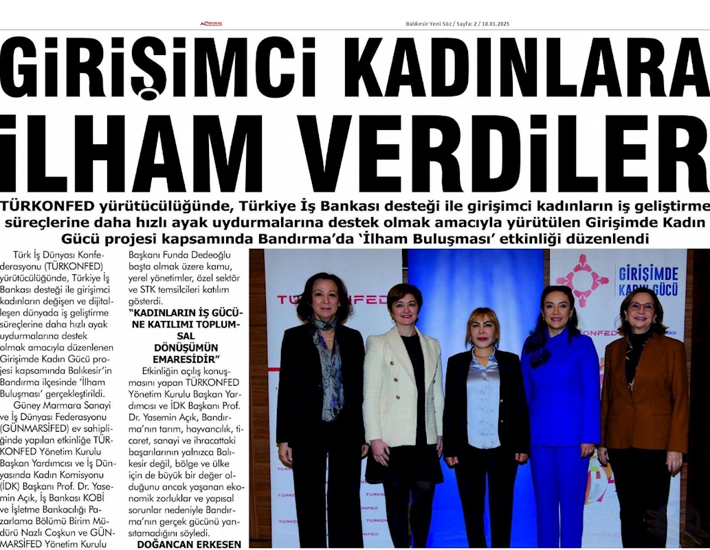 Girişimde Kadin Gucu 16 Ocak 2025 Bandirma - 12