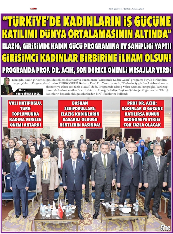 Girişimde Kadin Gucu 20 Kasim 2024 Elazig - 2