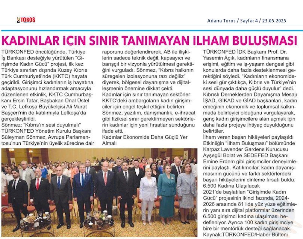 Girişimde Kadin Gucu 21 Mayis 2025 Kktc - 15