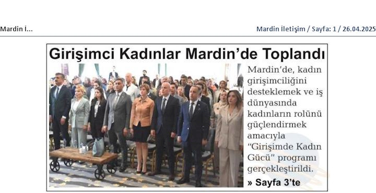 Girişimde Kadin Gucu 22 Nisan 2025 Mardin - 2
