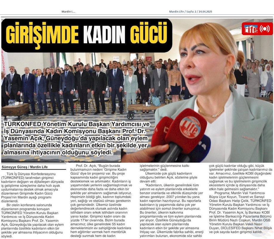 Girişimde Kadin Gucu 22 Nisan 2025 Mardin - 5