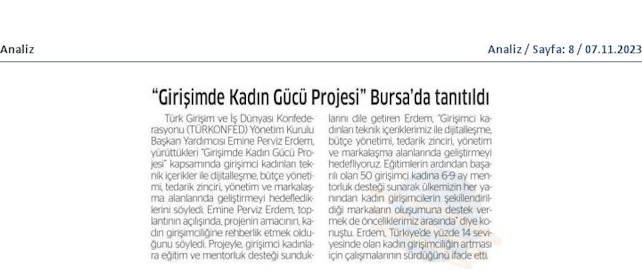 Girişimde Kadin Gucu 31 Ekim 2023 Bursa - 4