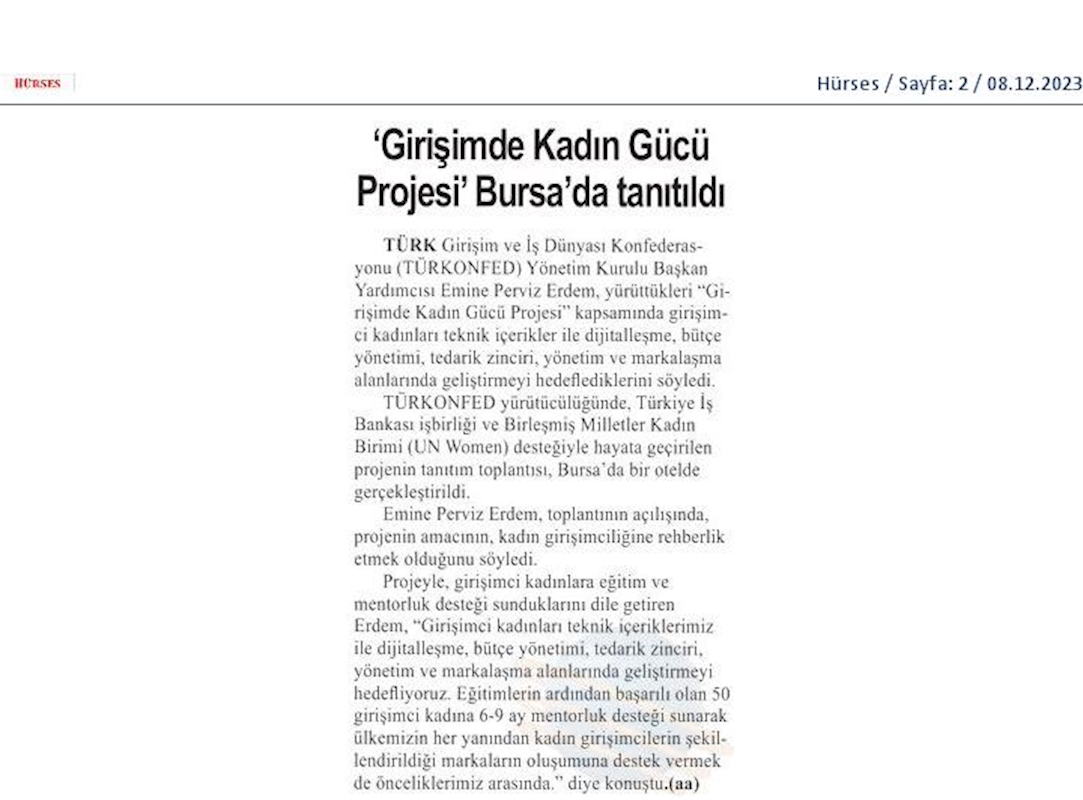 Girişimde Kadin Gucu 31 Ekim 2023 Bursa - 6