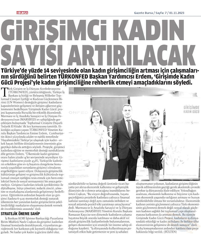 Girişimde Kadin Gucu 31 Ekim 2023 Bursa - 11