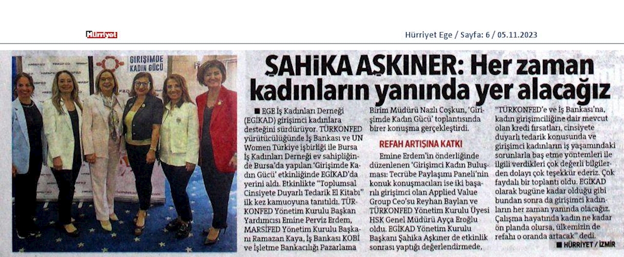 Girişimde Kadin Gucu 31 Ekim 2023 Bursa - 16