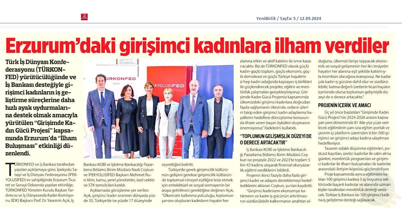 Girişimde Kadin Gucu 11 Eylul 2024 Erzurum - 4