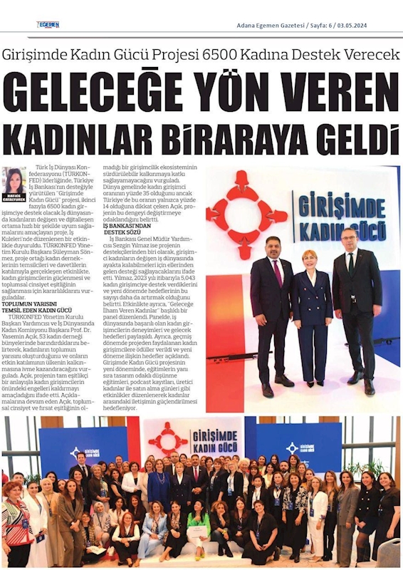 Girişimde Kadin Gucu 2024 Lansmani 30 Nisan 2024 Istanbul - 9