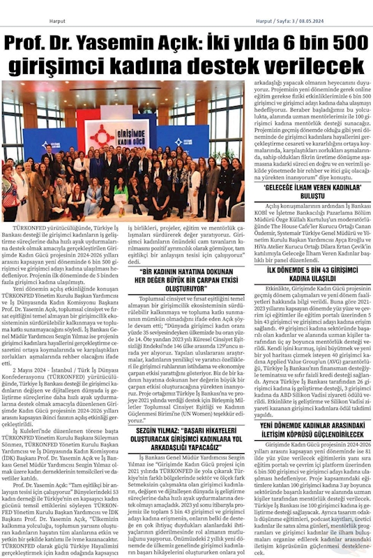 Girişimde Kadin Gucu 2024 Lansmani 30 Nisan 2024 Istanbul - 16