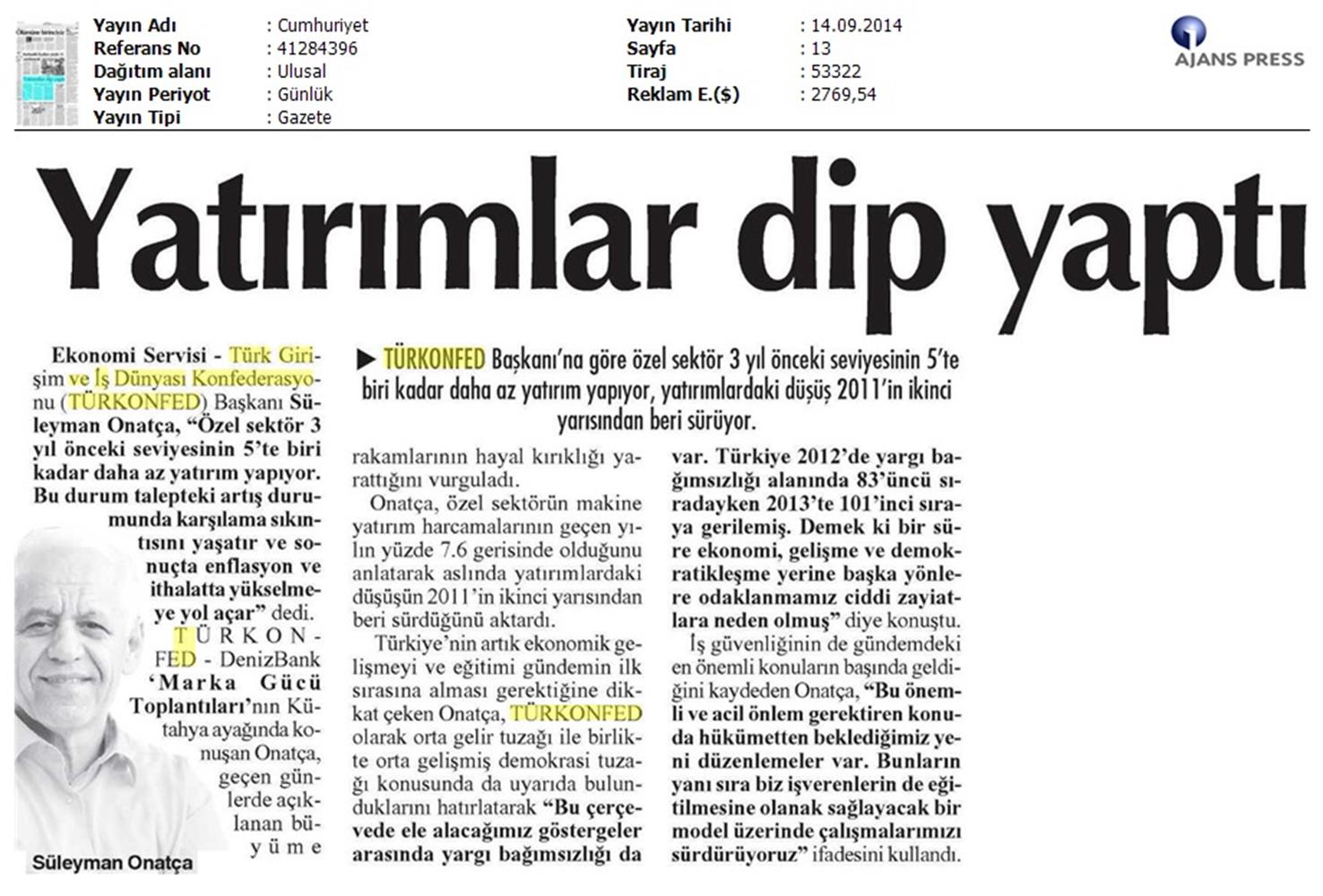 Is Dunyasi Gerileyen Yatirima Dikkat Cekti - 1