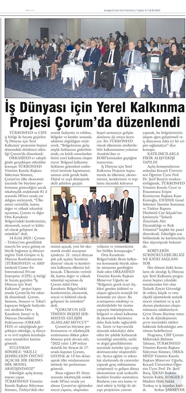 Is Dunyasi Icin Yerel Kalkinma Egitimi 2023 - 23