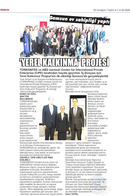Is Dunyasi Icin Yerel Kalkinma Projesi - 5