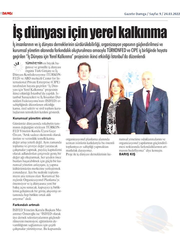 Is Dunyasi Icin Yerel Kalkinma Projesi - 17