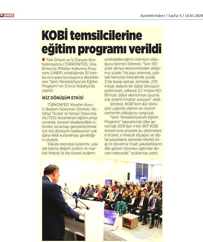 Isimi Yonetebiliyorum Egitimi 11 Ocak 2024 Kutahya - 6