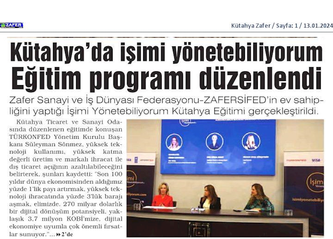 Isimi Yonetebiliyorum Egitimi 11 Ocak 2024 Kutahya - 9