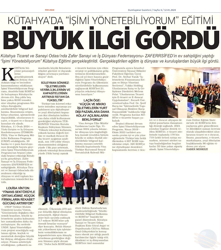 Isimi Yonetebiliyorum Egitimi 11 Ocak 2024 Kutahya - 13