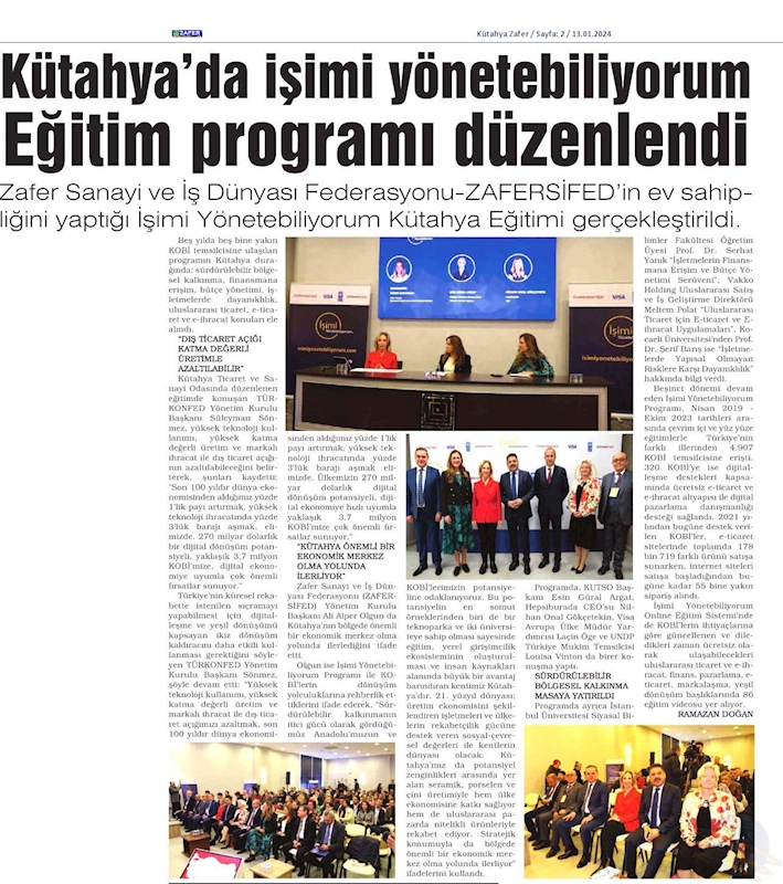 Isimi Yonetebiliyorum Egitimi 11 Ocak 2024 Kutahya - 19