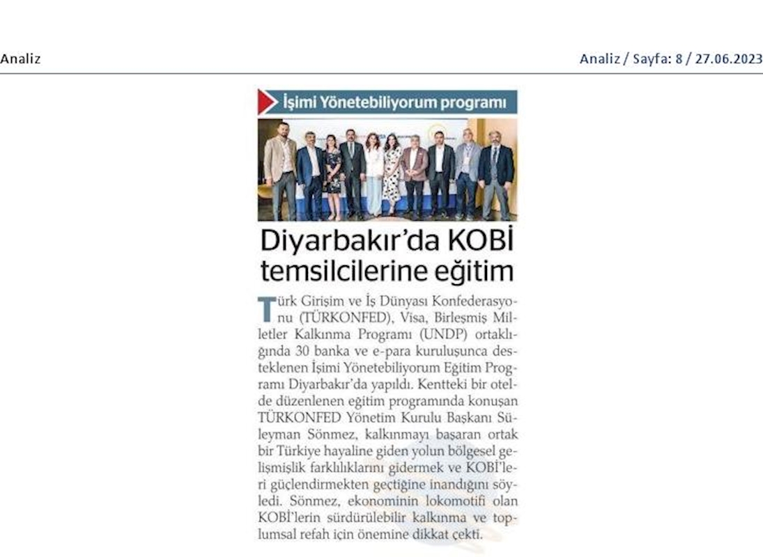 Isimi Yonetebiliyorum Egitimi 15 Haziran 2023 Diyarbakir - 2