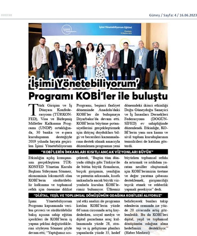 Isimi Yonetebiliyorum Egitimi 15 Haziran 2023 Diyarbakir - 5