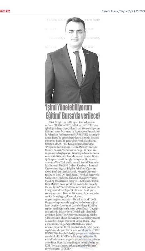 Isimi Yonetebiliyorum Egitimi 24 Mayis 2023 Bursa - 12
