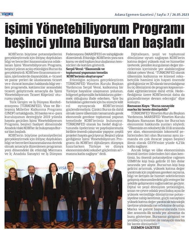 Isimi Yonetebiliyorum Egitimi 24 Mayis 2023 Bursa - 15