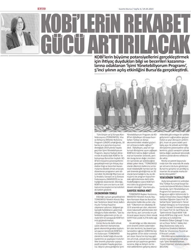 Isimi Yonetebiliyorum Egitimi 24 Mayis 2023 Bursa - 18