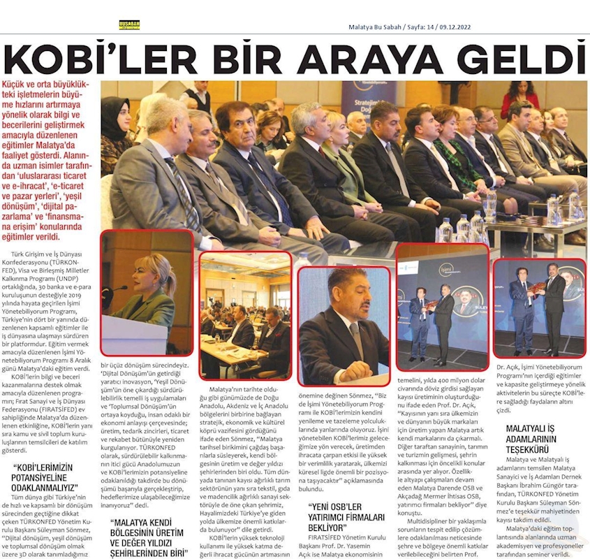 Isimi Yonetebiliyorum Egitimi 8 Aralik 2022 Malatya - 8
