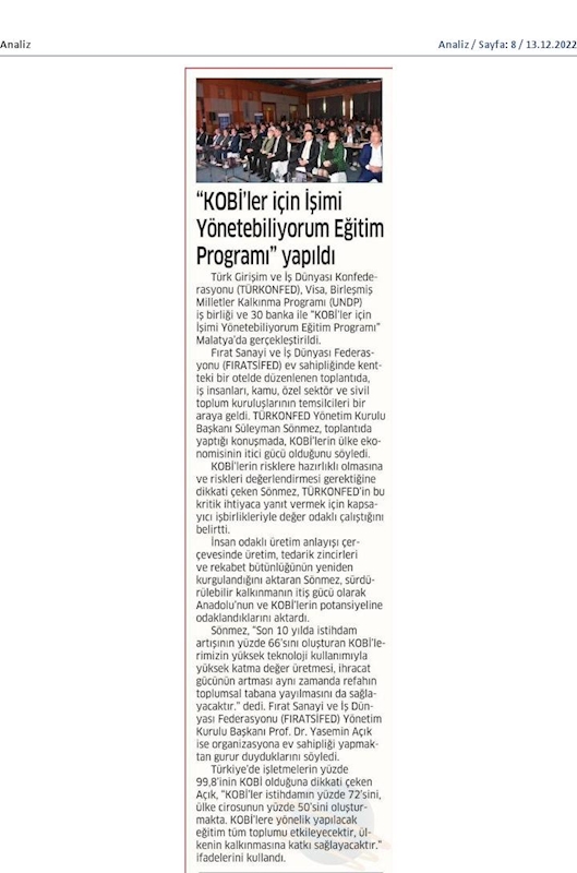 Isimi Yonetebiliyorum Egitimi 8 Aralik 2022 Malatya - 9