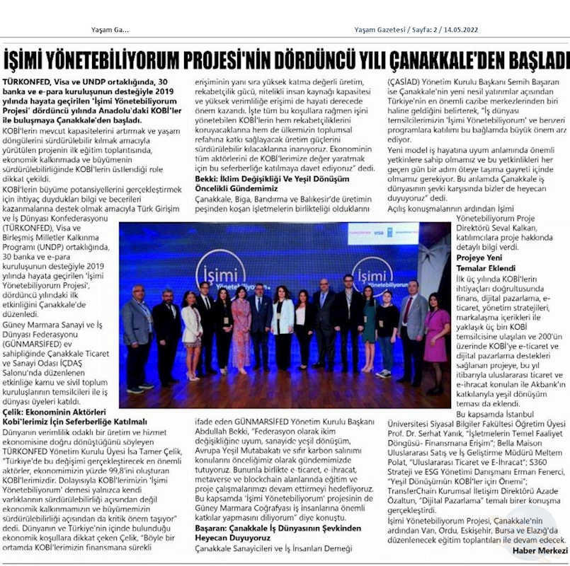 Isimi Yonetebiliyorum Projesi 12 Mayis 2022 Canakkale - 7
